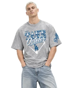 Dodgers 2026 Division Champions Tshirt - Dynamic MLB Lock Room Fan Wear