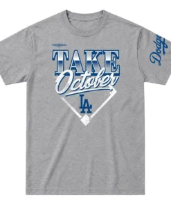 Dodgers 2026 Division Champions Tshirt - Dynamic MLB Lock Room Fan Wear