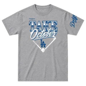 Dodgers 2026 Division Champions Tshirt - Dynamic MLB Lock Room Fan Wear