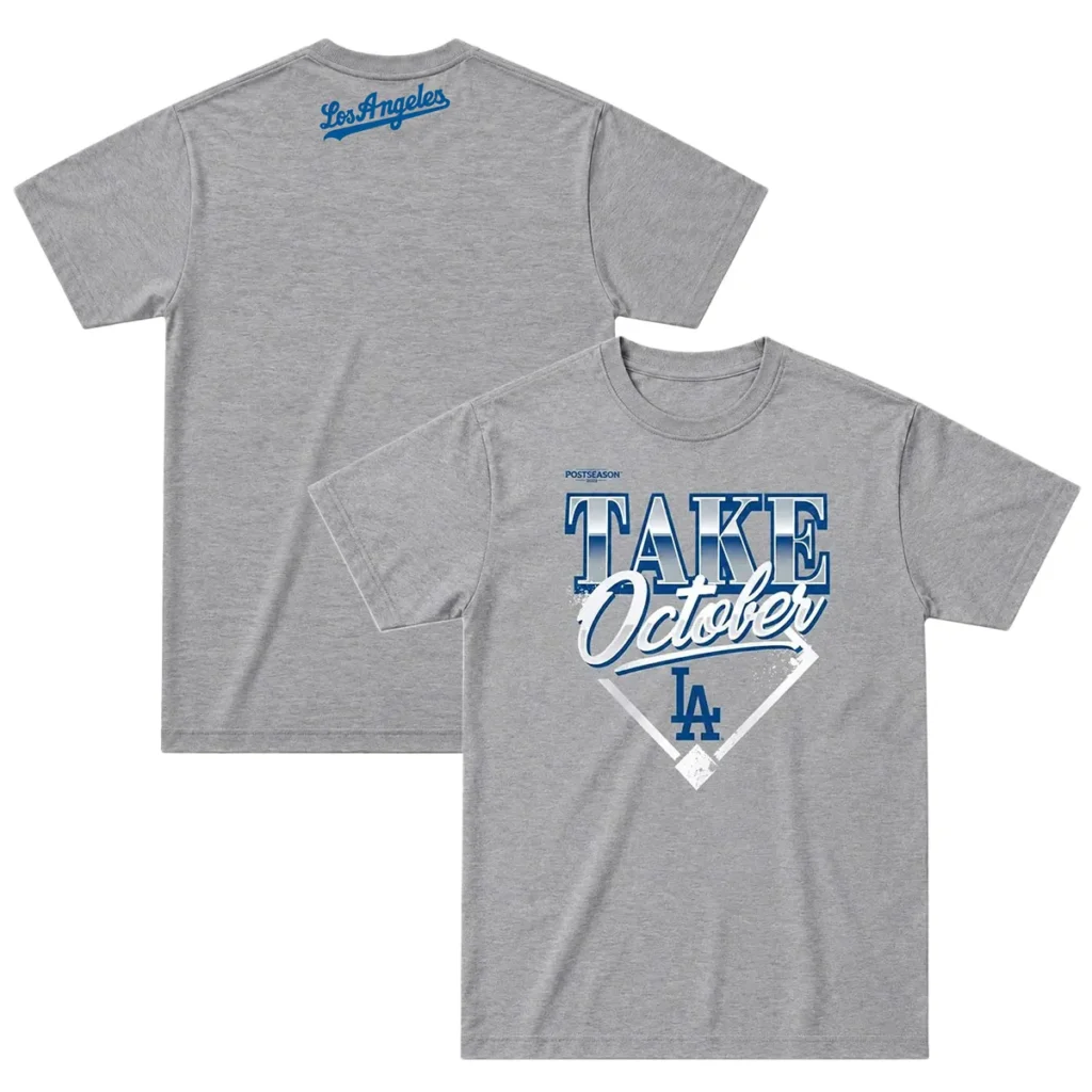 Dodgers 2026 Division Series Locker Room Tshirt - Bold MLB Champions Shirt