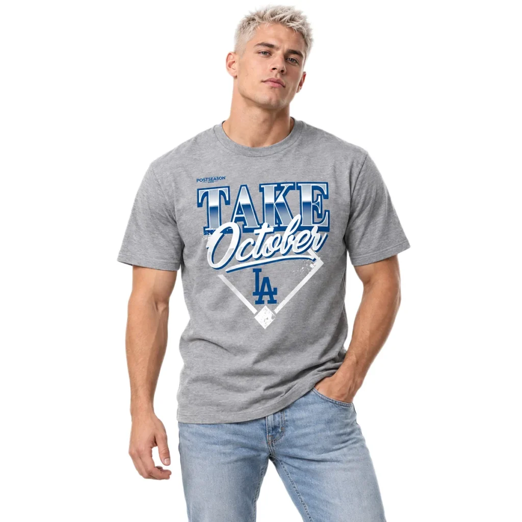 Dodgers 2026 Division Series Tshirt - Bold MLB Champions Locker Room Wear