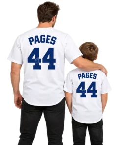 Dodgers Andy Pages White Jersey Big & Tall Bold Style