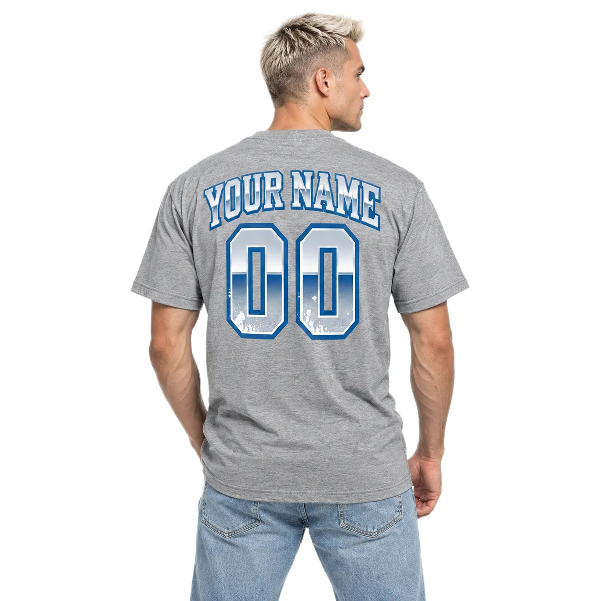 Dodgers Division Series Gray Tshirt - Bold 2026 MLB Champions Lock Room Fan Wear