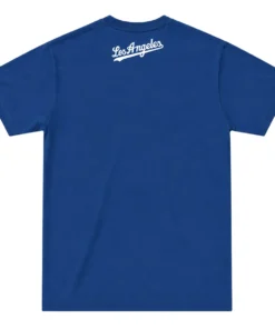 Dodgers Division Series Navy Tshirt - Bold 2026 MLB Champions Lock Room Fan Wear-back