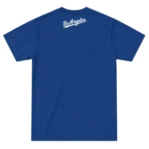 Dodgers Division Series Navy Tshirt - Bold 2026 MLB Champions Lock Room Fan Wear-back