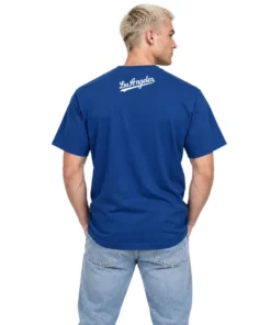 Dodgers Division Series Navy Tshirt - Bold 2026 MLB Champions Lock Room Fan Wear