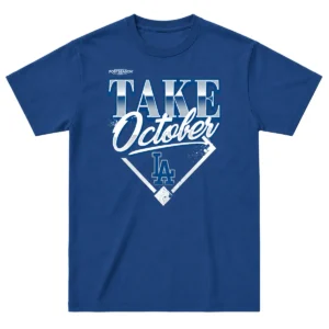 Dodgers MLB Division Champions Navy Tshirt - Bold 2026 MLB Locker Room Fan Wear