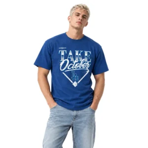 Dodgers MLB Division Navy Tshirt - Bold 2026 MLB Champions Lock Room Fan Wear