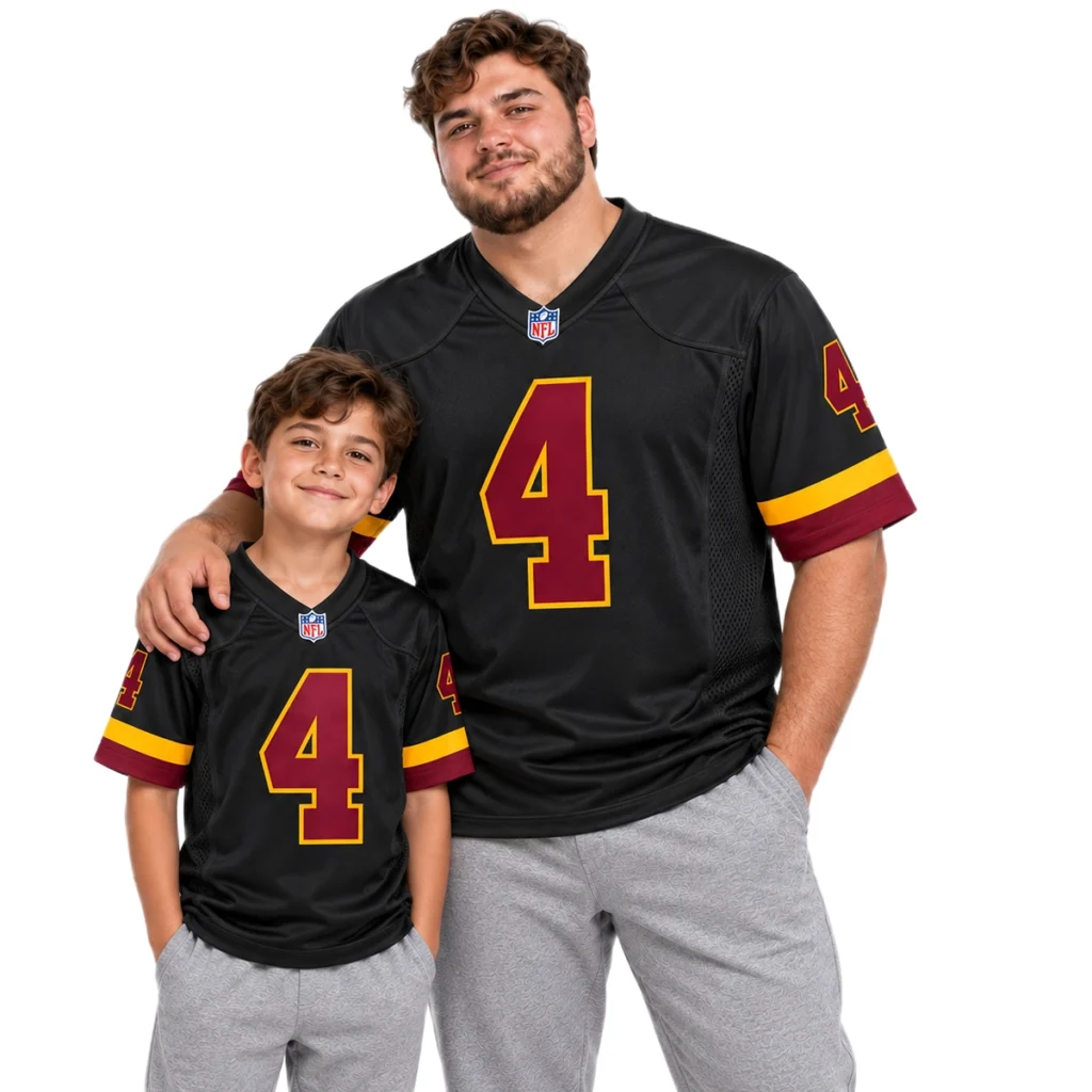 Frankie Luvu Black Hail Raiser Jersey – Legendary Team Spirit