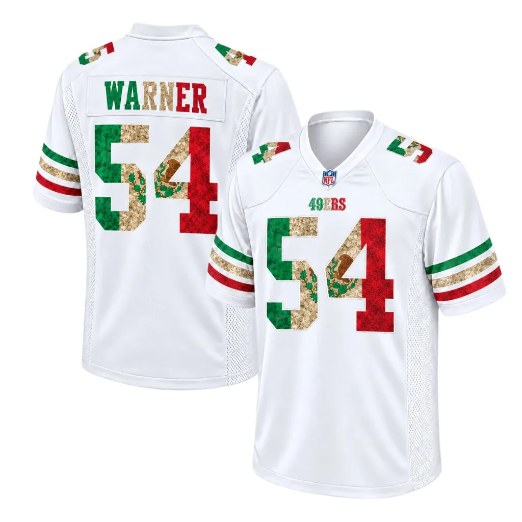 Fred Warner SF 49ers Mexico Jersey Bold Style