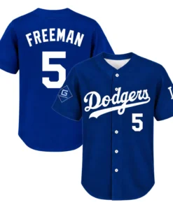 Freddie Freeman Dodgers Blue Jersey 2026 Bold MLB Wear