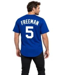Freddie Freeman LA Dodgers Home Jersey Dynamic Blue Style