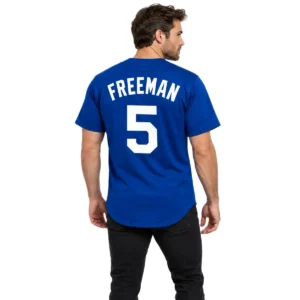 Freddie Freeman LA Dodgers Home Jersey Dynamic Blue Style