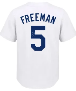 Freddie Freeman LA Dodgers Jersey Mens Bold Name and Numbers