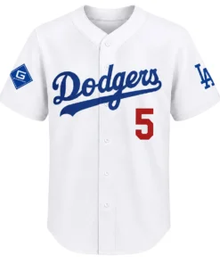 Freddie Freeman LA Dodgers Jersey Mens Bold Name and Numbers
