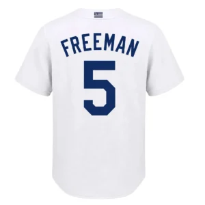 Freddie Freeman Men's Dodgers White Jersey 2026 Vibrant
