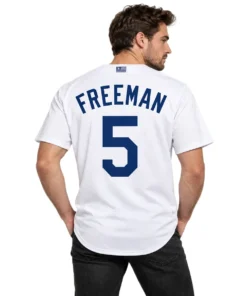 Freddie Freeman Men's Dodgers White Jersey 2026 Vibrant