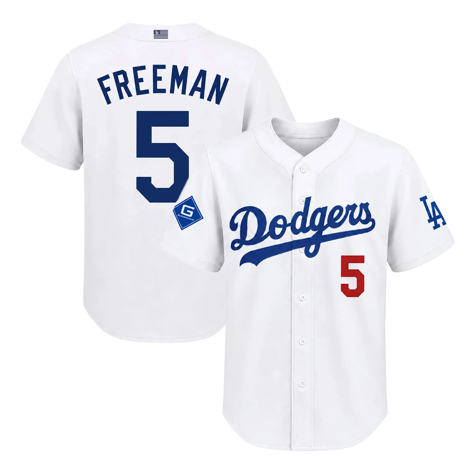 Freddie Freeman Men's Dodgers White Jersey 2026 Vibrant