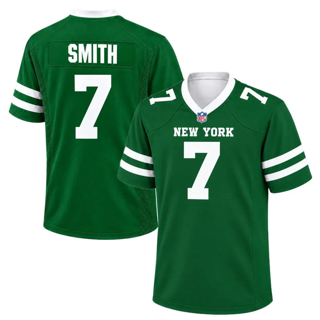 Geno Smith Jets Green Jersey 2026 Dynamic Fan Gear