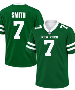 Geno Smith Jets Green Jersey 2026 Legacy Fan Gear