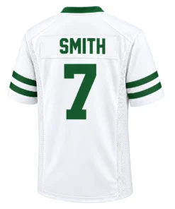 Geno Smith New York Jets White Jersey 2026 Bold Name & Number