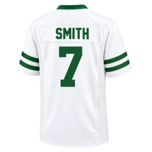 Geno Smith New York Jets White Jersey 2026 Bold Name & Number