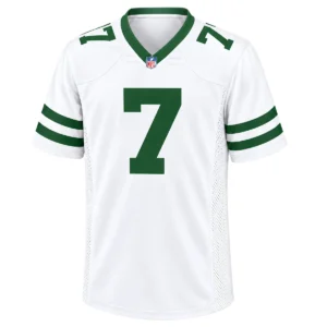 Geno Smith New York Jets White Jersey 2026 Bold Name & Number
