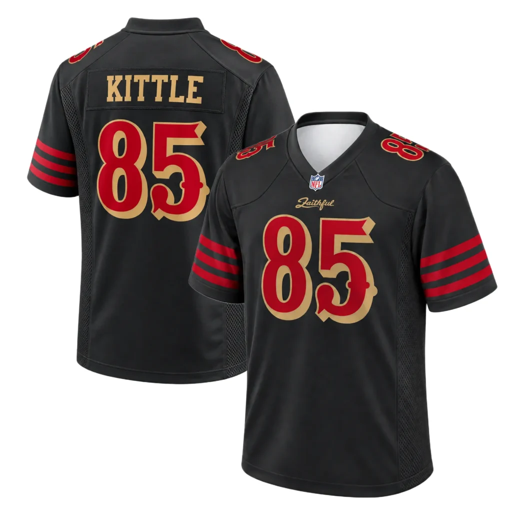 49ers George Kittle Jersey Black 2026 Ultimate Fan Style