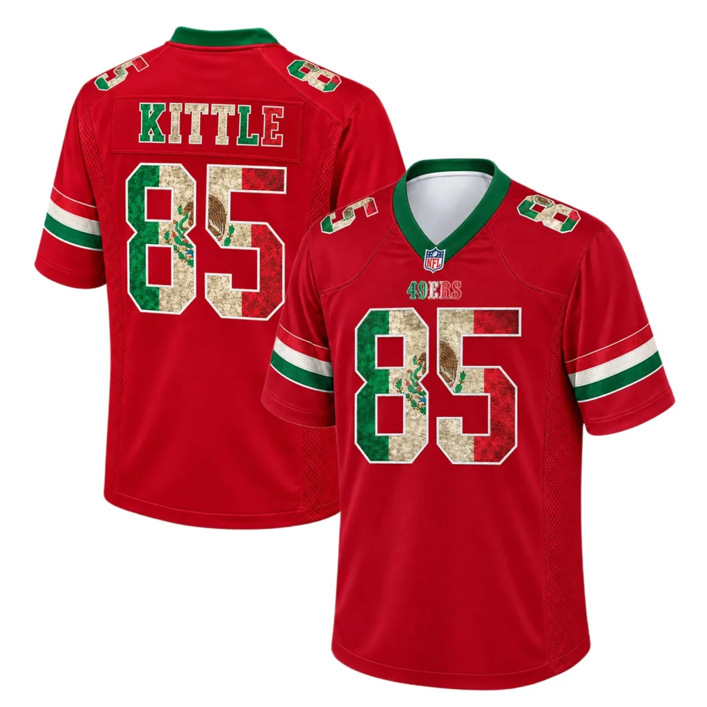 San Francisco 49ers Kittle Mexico Jersey Dynamic NFL Wear