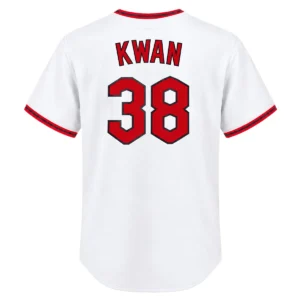 Guardians Steven Kwan Home Jersey Bold Name & Number