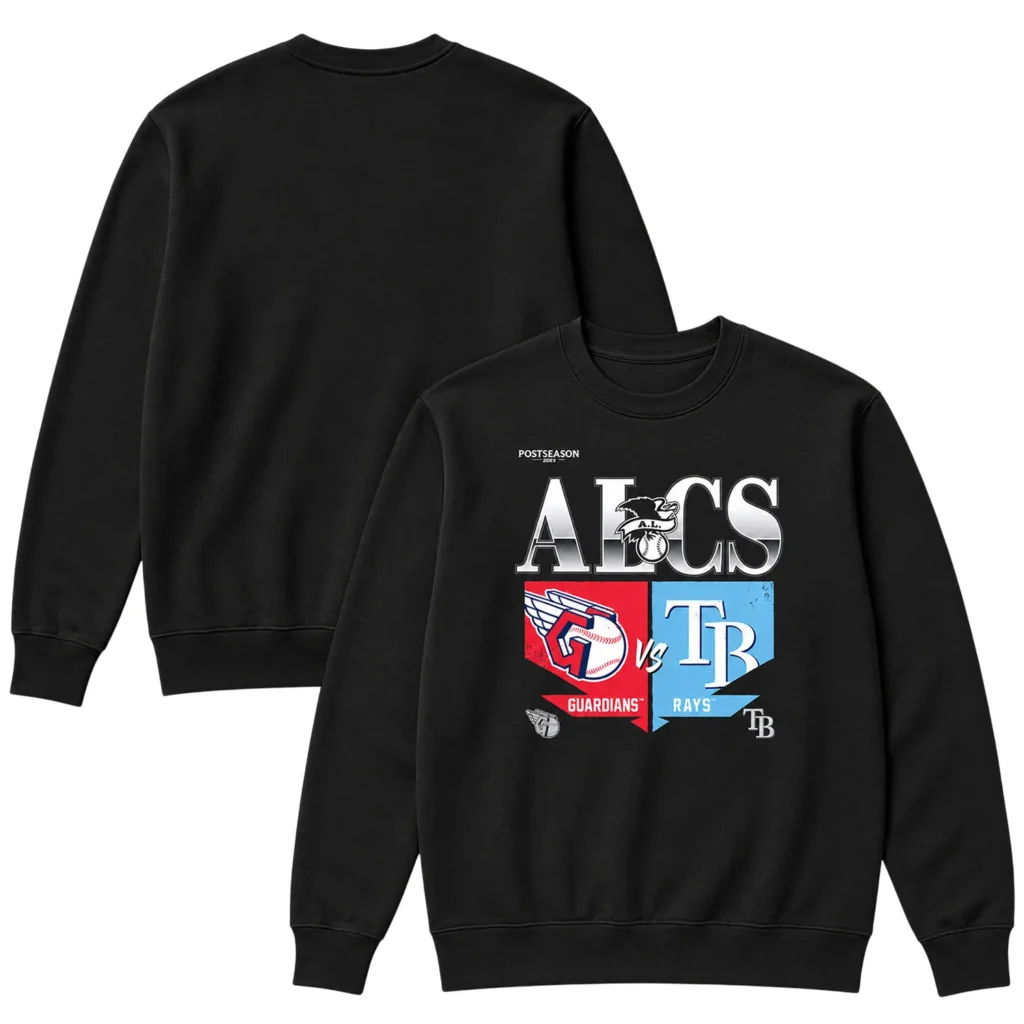 Guardians vs. TB Rays Champions Sweatshirt 2026 - Elite American League Championship Series Matchup