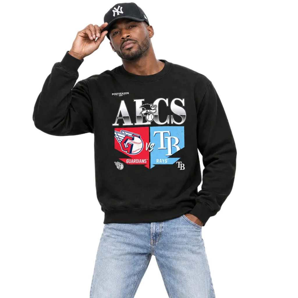 Guardians vs. TB Rays Champions Sweatshirt 2026 - Elite American League Championship Series Matchup