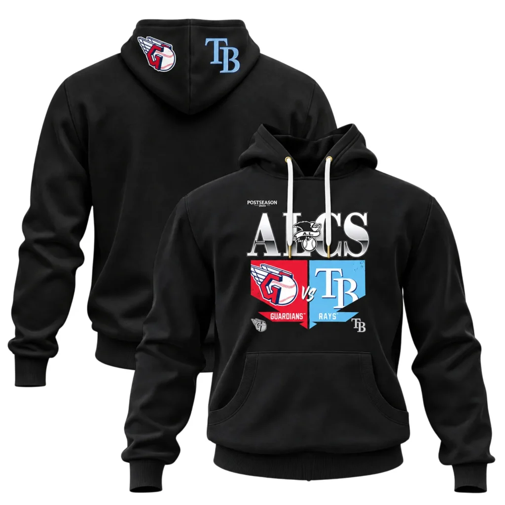 Guardians vs. TB Rays Hoodie 2026 - Bold American League Championship Series Matchup Baseball
