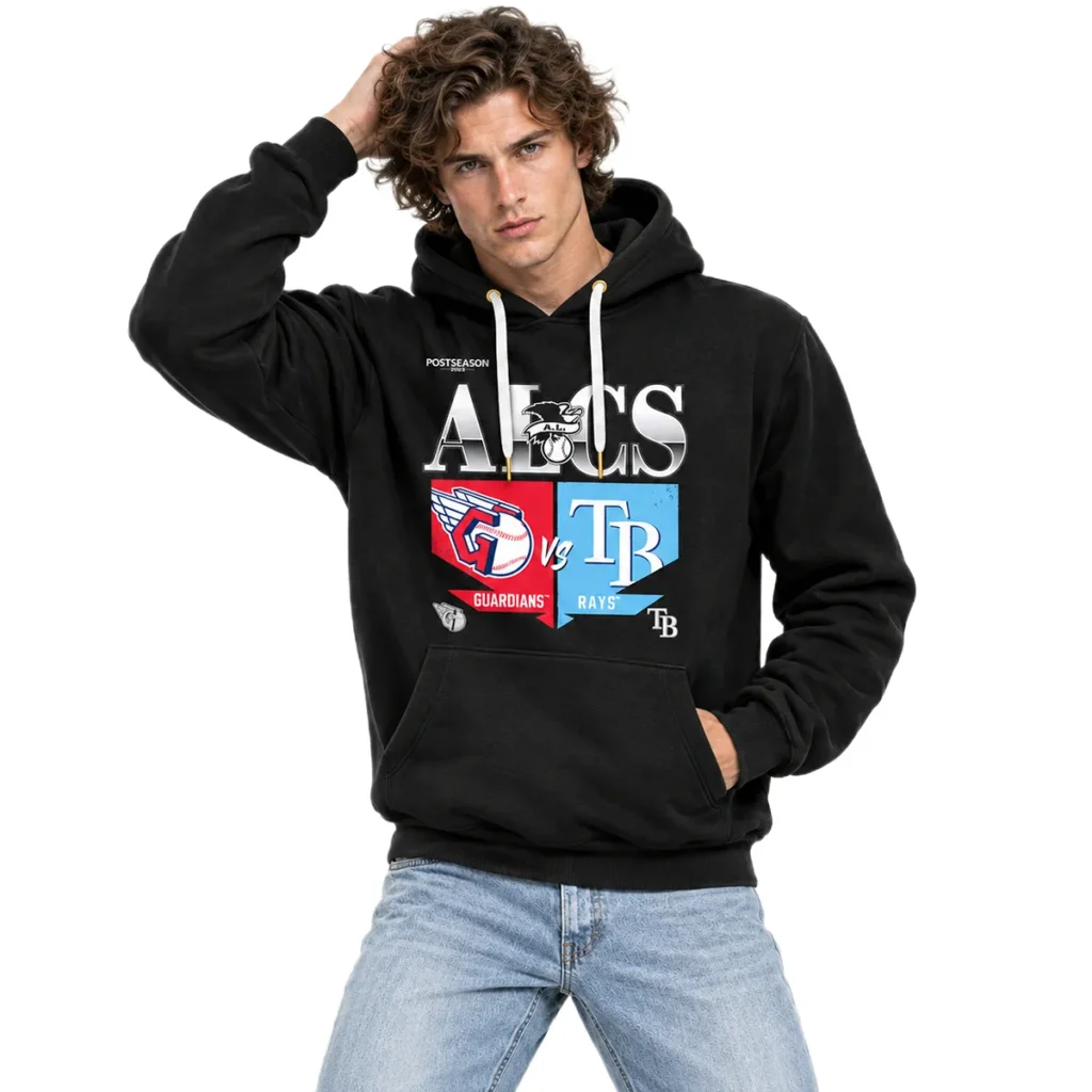 Guardians vs. TB Rays Hoodie 2026 - Bold American League Championship Series Matchup Baseball