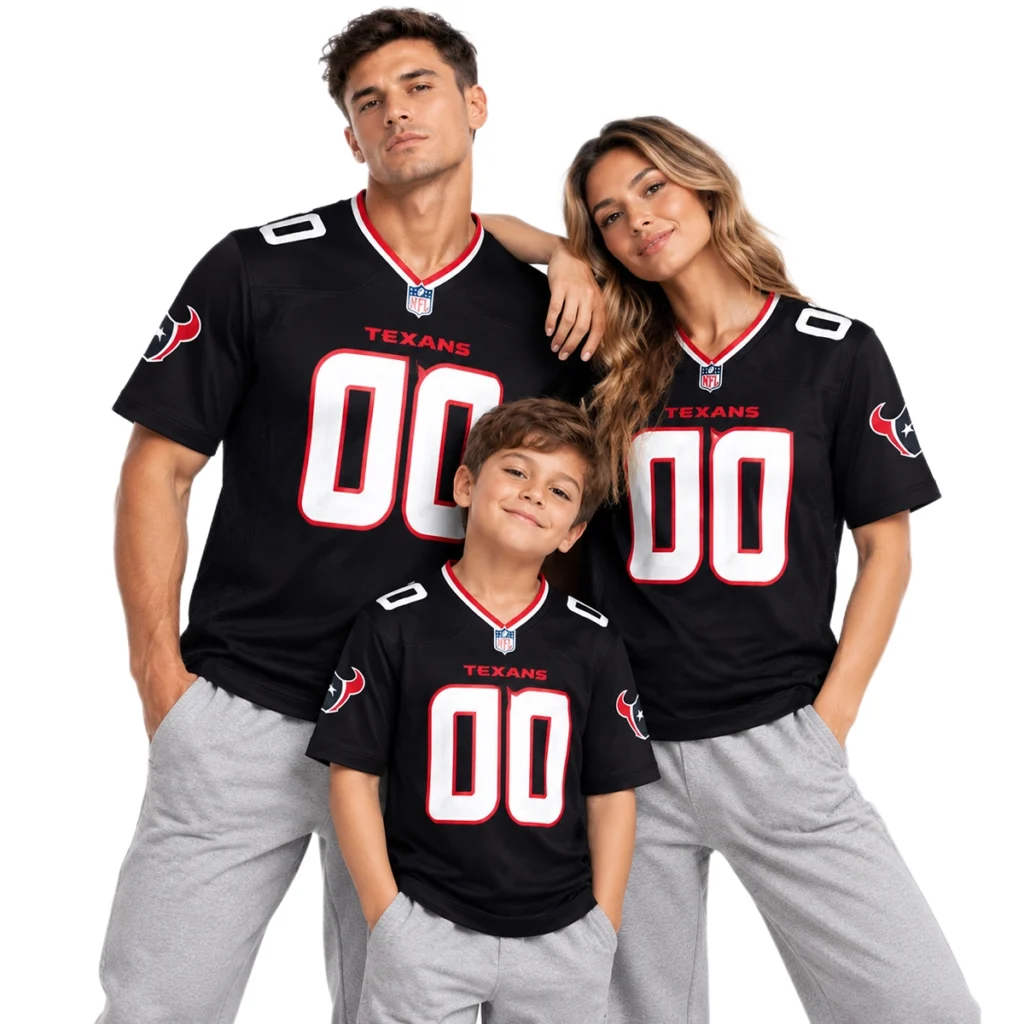 Houston Texans Custom Vapor Navy Jersey – Exclusive Fan Edition