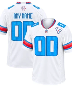 Houston Texans Custom White Jersey Exclusive 2026 Rivalries