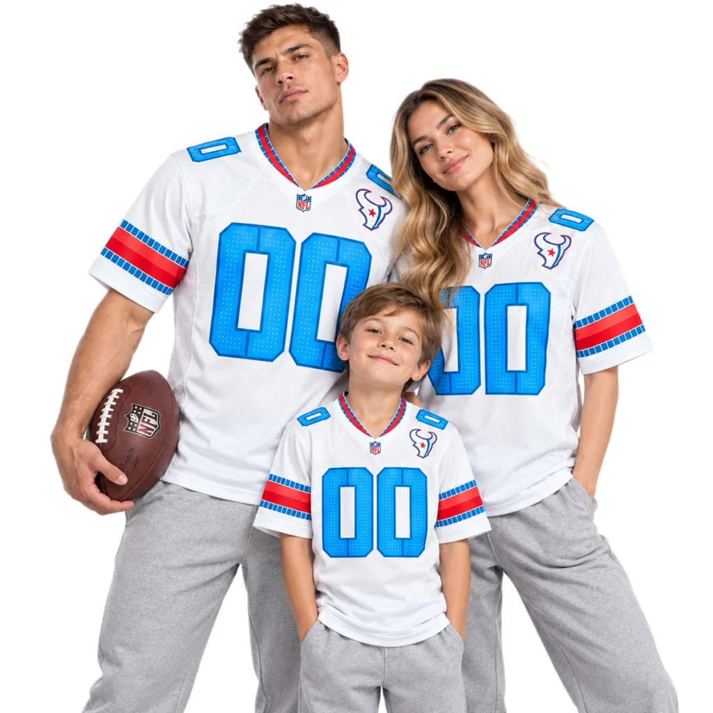 Houston Texans Custom White Jersey Exclusive 2026 Rivalries