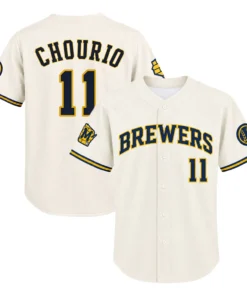Jackson Chourio Brewers Jersey Youth 2026 Dynamic Style