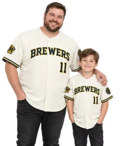 Jackson Chourio Brewers Jersey Youth 2026 Dynamic Style