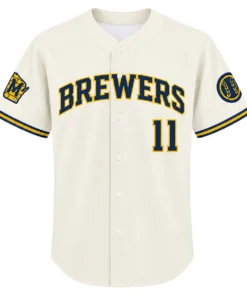 Jackson Chourio Brewers Jersey Youth 2026 Dynamic Style