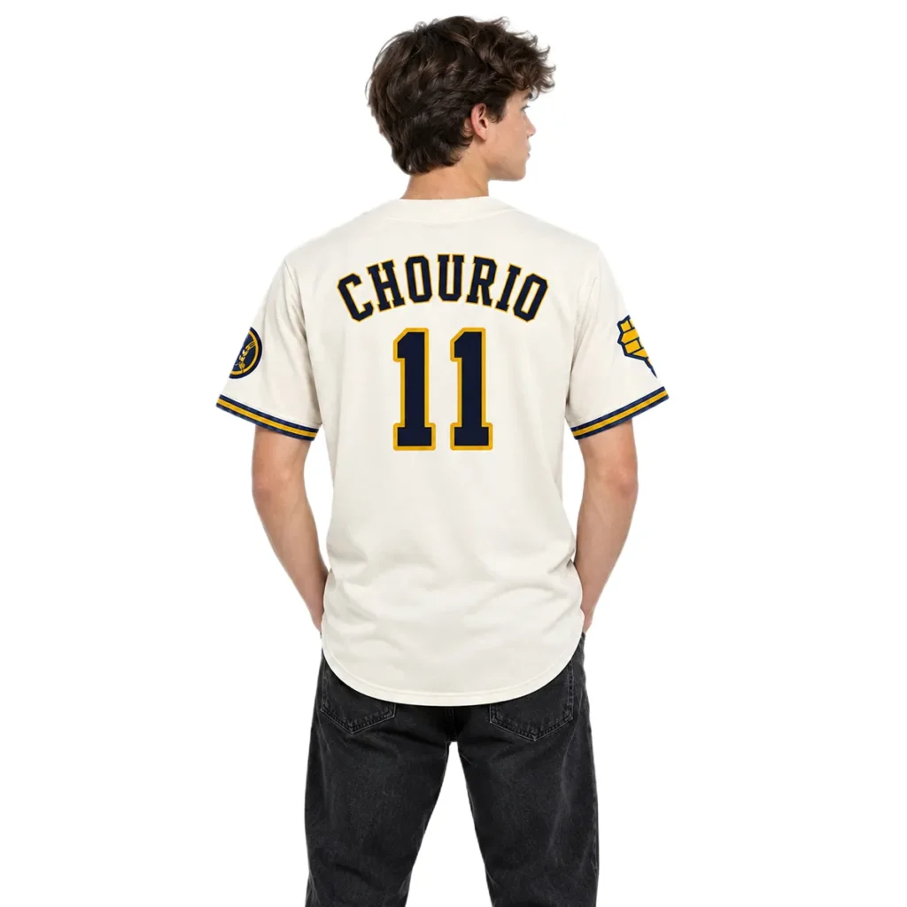 Jackson Chourio Brewers Jersey Youth 2026 Dynamic Style