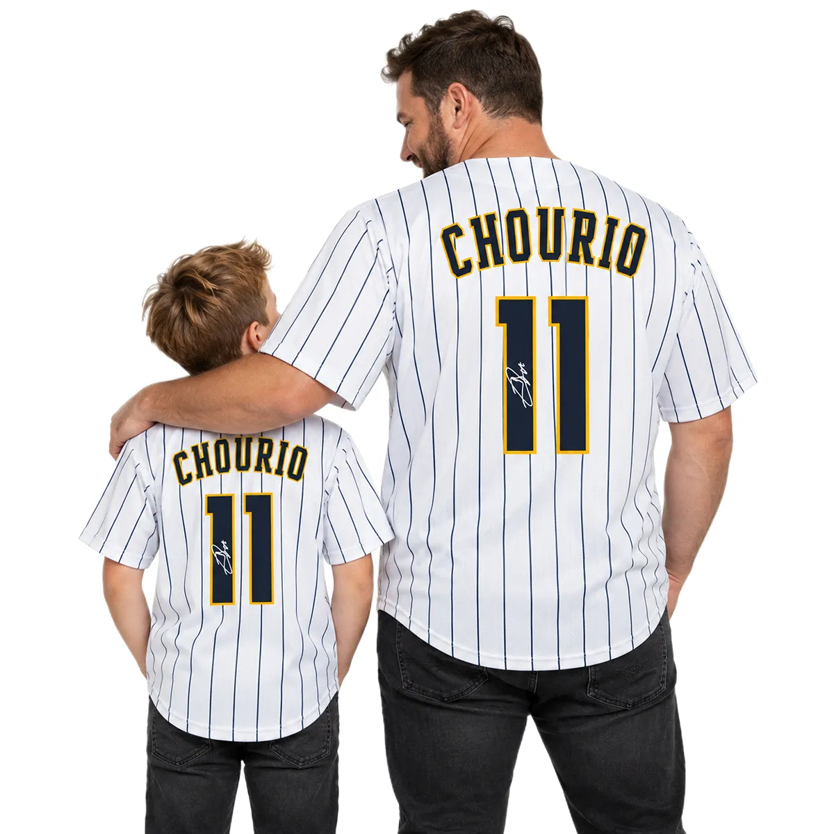 Jackson Chourio Brewers White Jersey 2026 Signature Epic Gear
