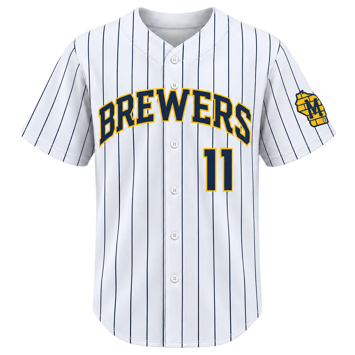 Jackson Chourio Brewers White Jersey 2026 Signature Epic Gear