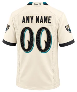 Jacksonville Jaguars Natural Custom Jersey – Bold 2026 Rivalries Collection