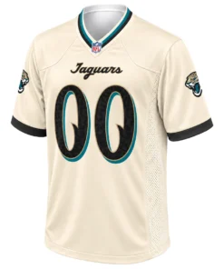 Jacksonville Jaguars Natural Custom Jersey – Bold 2026 Rivalries Collection