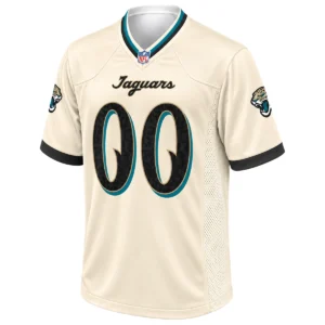 Jacksonville Jaguars Natural Custom Jersey – Bold 2026 Rivalries Collection