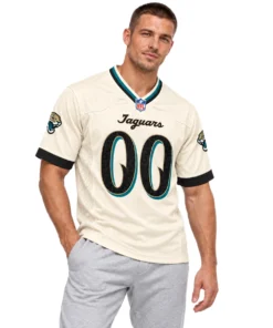 Jacksonville Jaguars Natural Custom Jersey – Bold 2026 Rivalries Collection