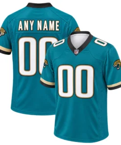 Jacksonville Jaguars Teal Alternate Jersey – Custom Elite Fan Look