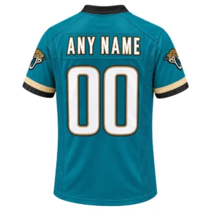 Jacksonville Jaguars Teal Alternate Jersey – Custom Elite Fan Look