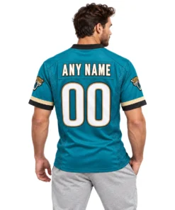 Jacksonville Jaguars Teal Alternate Jersey – Custom Elite Fan Look